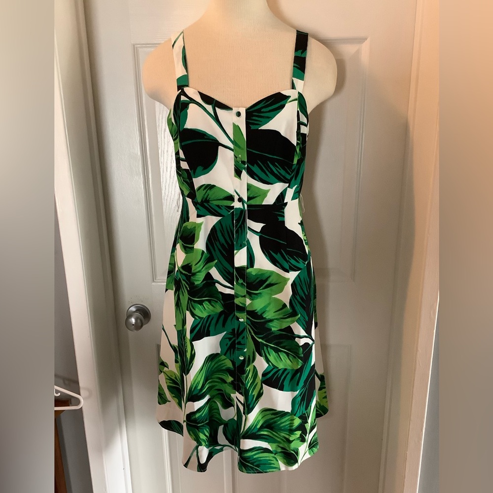 Tropical Print Sundress